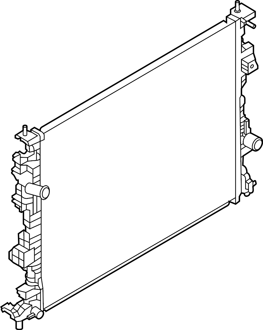 View LX6Z8005M Radiator Full-Sized Product Image