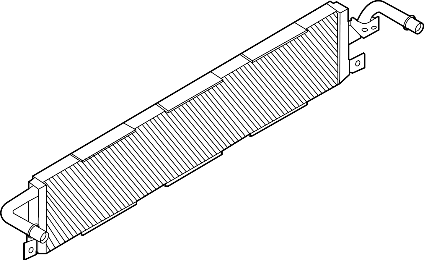 View LX6Z8005G Radiator. Auxiliary. Drive Motor Inverter Cooler.  Full-Sized Product Image