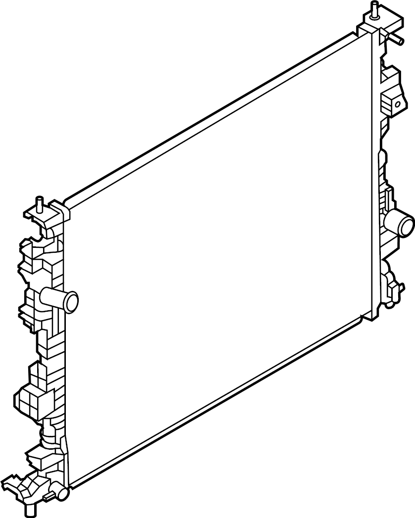 View MX6Z8005B Radiator Full-Sized Product Image