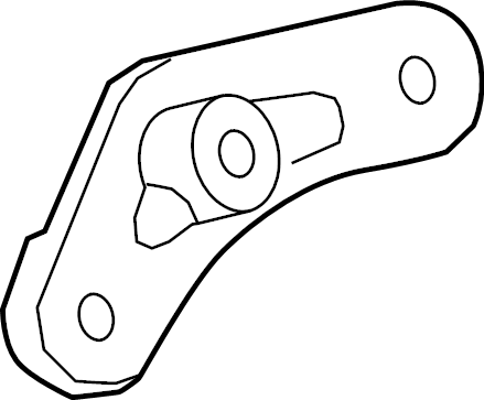 View LX6Z10A313B A/C Compressor Bracket Full-Sized Product Image