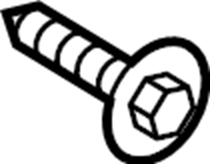View W721101S439 Bolt. Hinge. (Front, Upper, Lower) Full-Sized Product Image