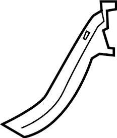 View LX6Z78108A27A Fender Rail Bracket (Front, Upper, Lower) Full-Sized Product Image