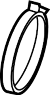 View KX6Z6L612A Gasket. Converter.  Full-Sized Product Image