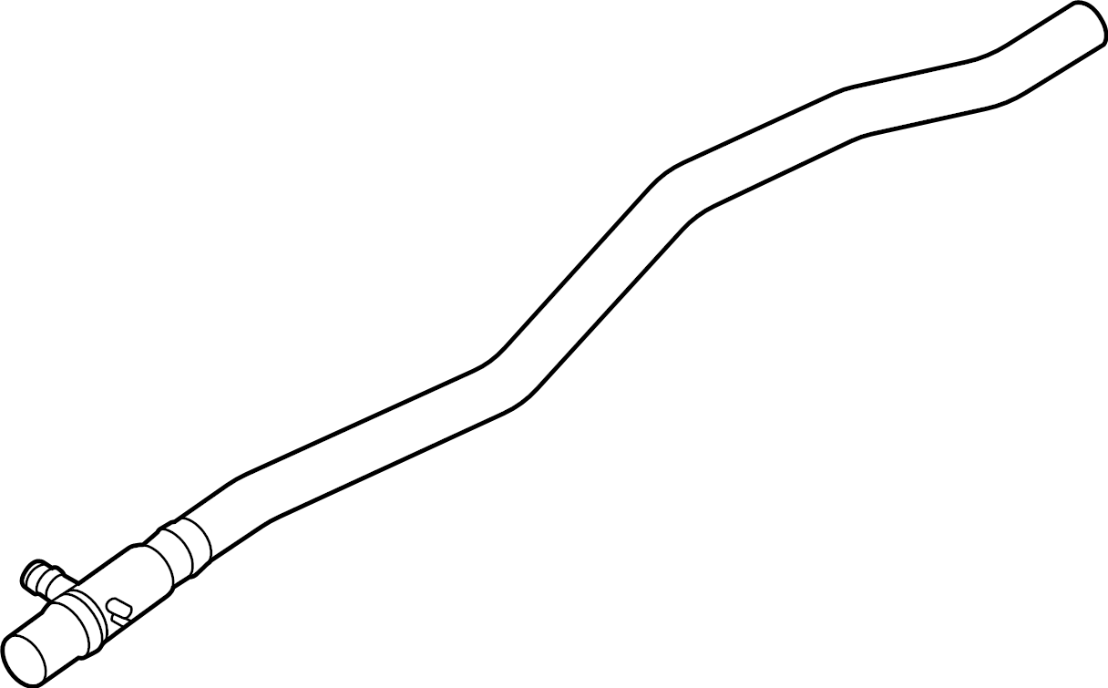 View LX6Z5230X Pipe. Exhaust. Intermediate. Center. Muffler Assembly.  Full-Sized Product Image
