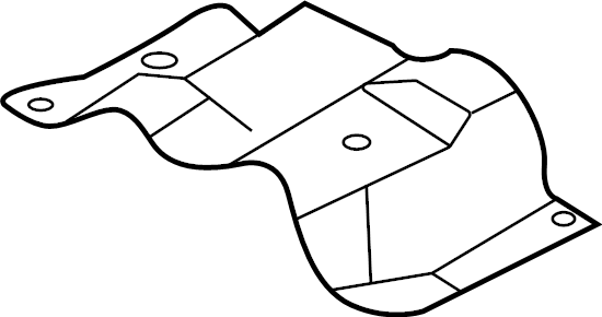 View LX6Z7811435A Floor Pan Heat Shield (Front) Full-Sized Product Image