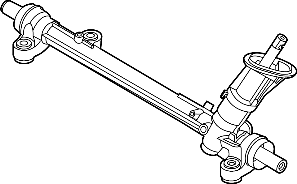 View LX6Z3504CA Rack and Pinion Assembly Full-Sized Product Image