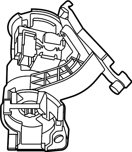 View JX6Z3F527A LOCK. Steering. Housing.  Full-Sized Product Image