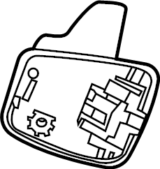 View H1BZ3F884C Steering Wheel Transmission Shift Control Switch Full-Sized Product Image