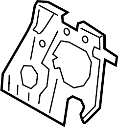 View JX6Z58016B28A Support. Panel. Reinforcement.  Full-Sized Product Image