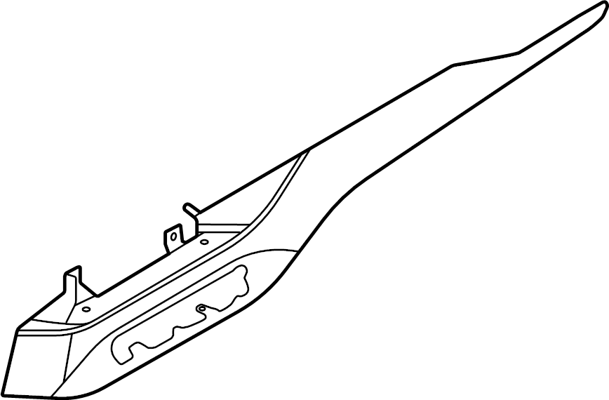 View PJ6Z7813562AA Instrument Panel Trim Panel (Lower) Full-Sized Product Image