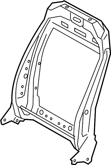 View NU5Z7861018B Seat Back Frame Full-Sized Product Image