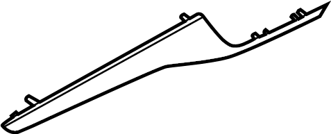View LJ6Z78239A01AC Door Trim Molding (Lower) Full-Sized Product Image