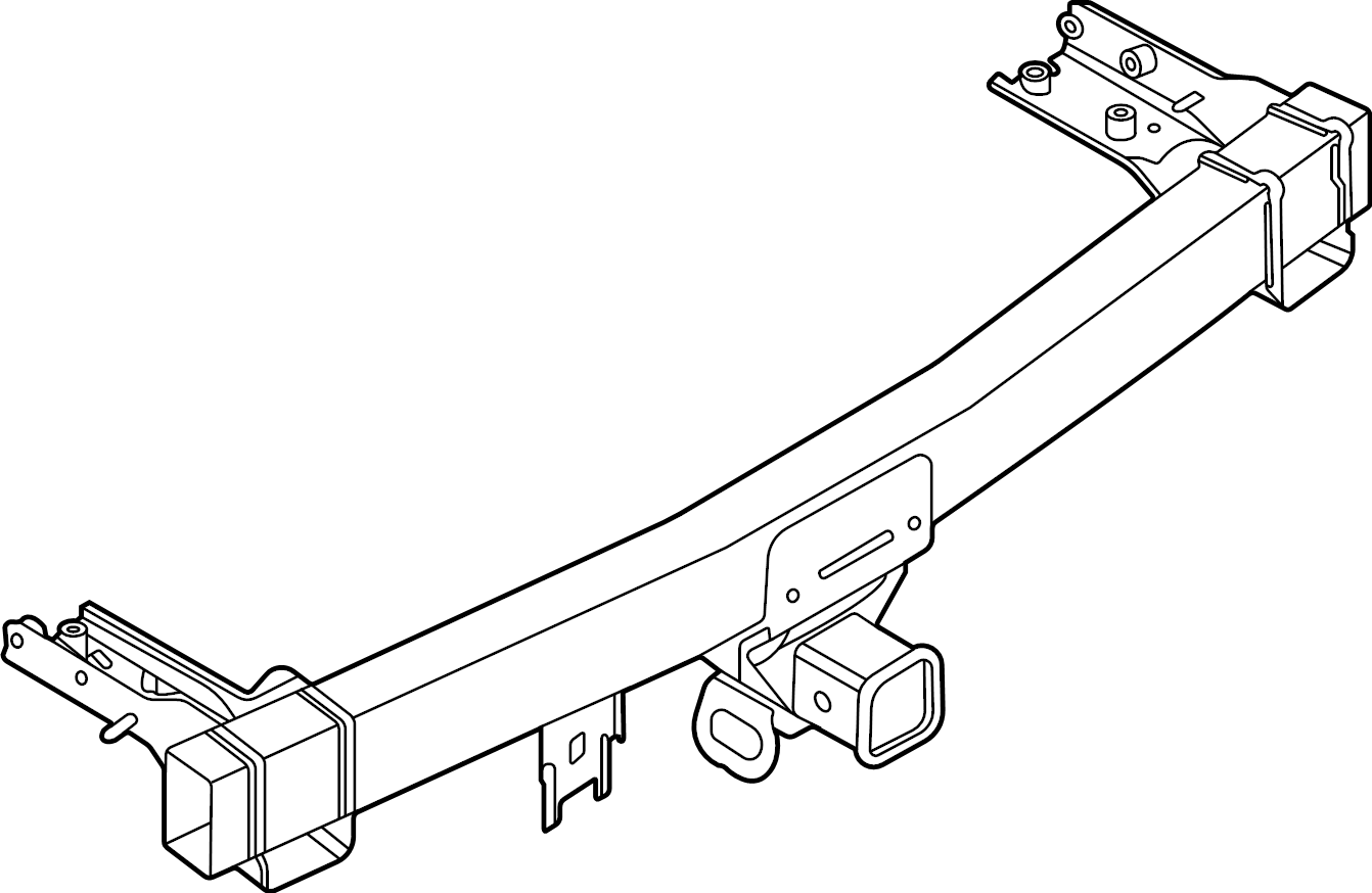 View LX6Z17D826H Trailer Hitch Full-Sized Product Image