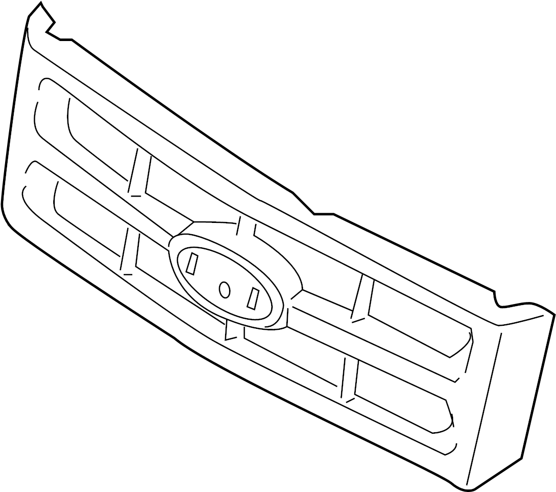 View 8L8Z8200CA Grille (Lower) Full-Sized Product Image