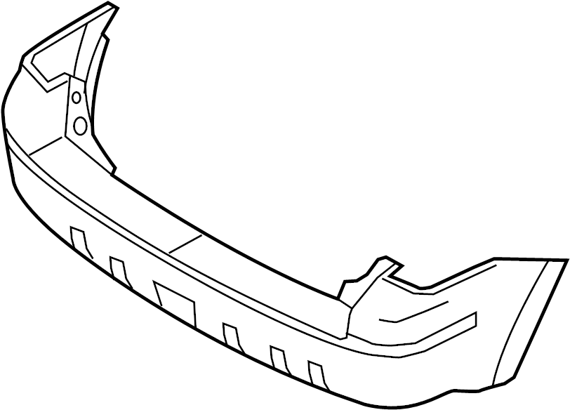 View 8L8Z17K835APTM Bumper Cover (Upper, Lower) Full-Sized Product Image