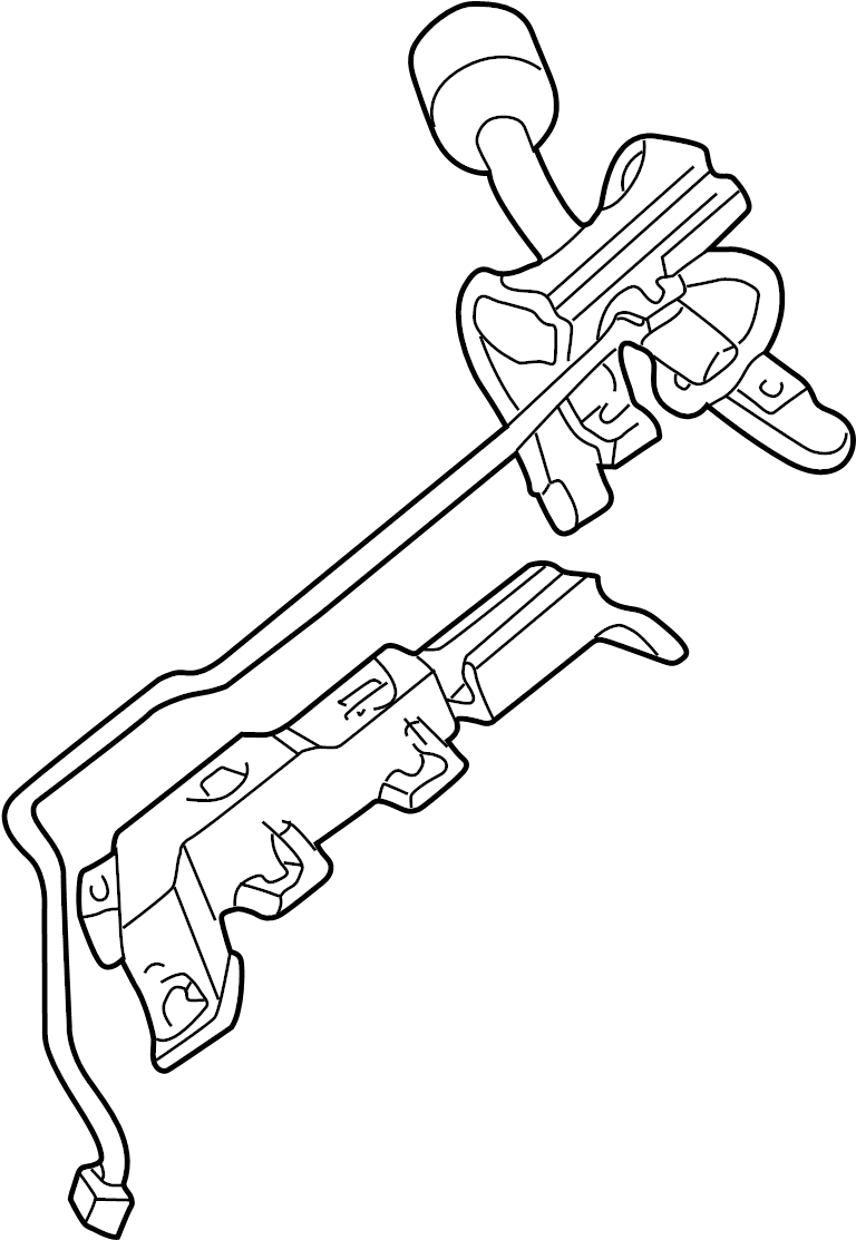 View 4L3Z7210BAA Lever. Transmission. Shift.  Full-Sized Product Image