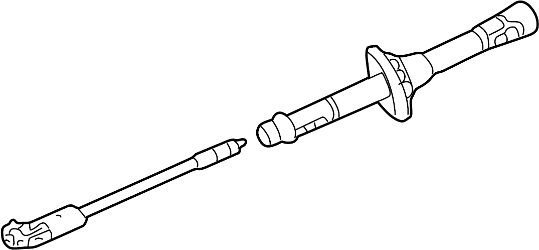 View F75Z3B676CA Steering Shaft (Lower) Full-Sized Product Image
