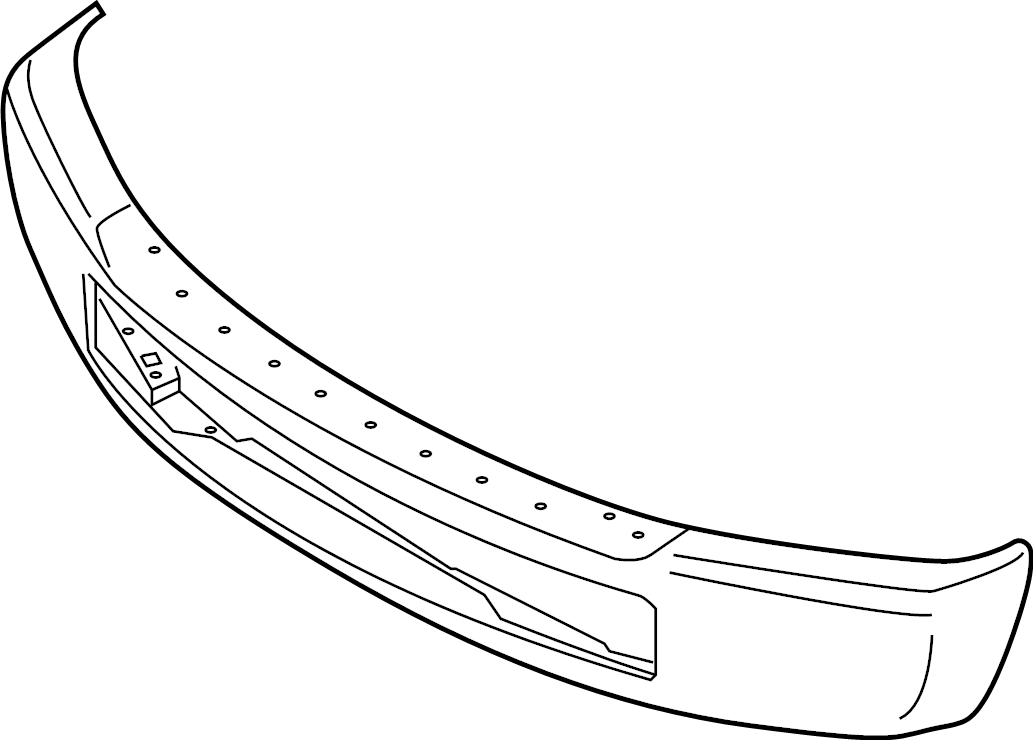 View LC3Z17757AA Bumper Face Bar (Front) Full-Sized Product Image