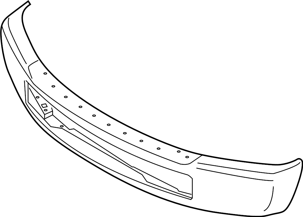 View LC3Z17757FAPTM Bumper Face Bar (Front) Full-Sized Product Image