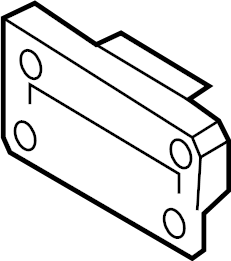 View HC3Z17A385AA License Plate Bracket Full-Sized Product Image