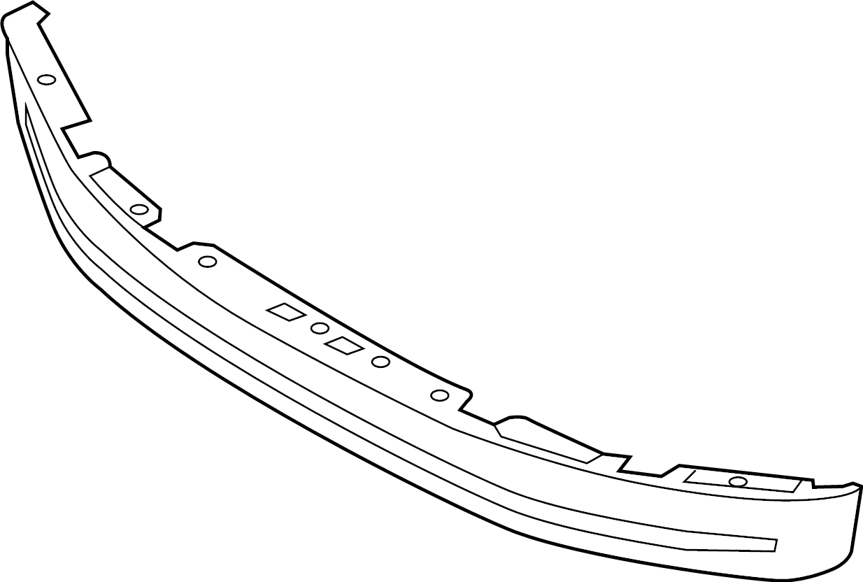 View LC3Z8419BA Bumper Trim (Front, Lower) Full-Sized Product Image