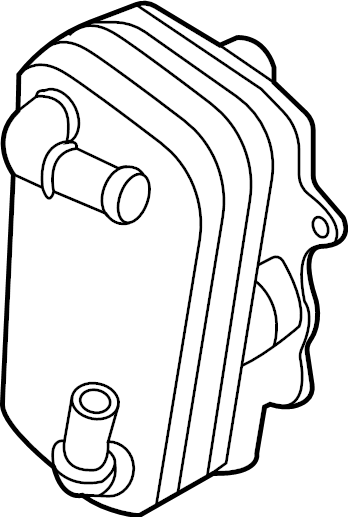 View LC3Z6A642A Engine Oil Cooler Full-Sized Product Image