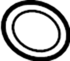 View F5RZ6626B Gasket. Oil. Tube. Pump.  Full-Sized Product Image