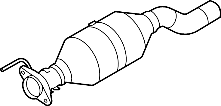 View LC3Z5201B Pipe. Exhaust. (Front) Full-Sized Product Image