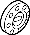 View HC3Z1130D Wheel Cap Full-Sized Product Image
