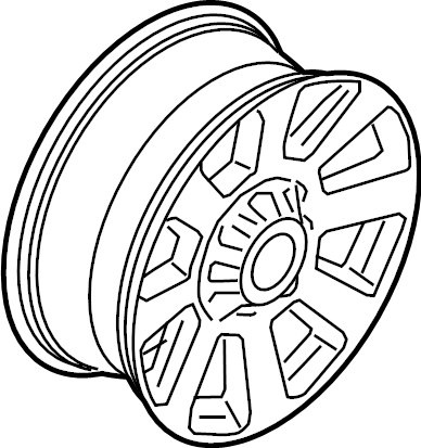 View HC3Z1007D Wheel Full-Sized Product Image