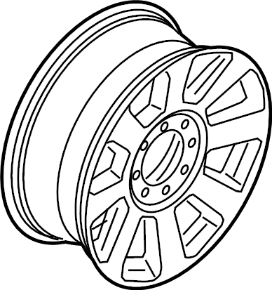 View HC3Z1007L Wheel Full-Sized Product Image