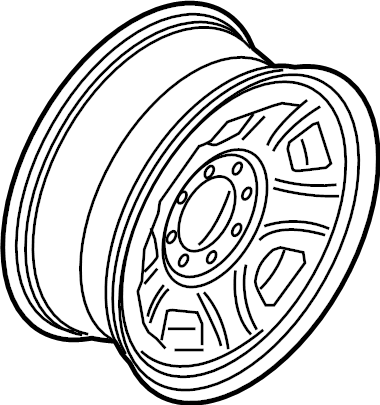 View BC3Z1015D Wheel Full-Sized Product Image