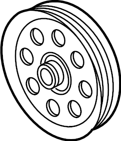 View BC3Z3A733A Power Steering Pump Pulley Full-Sized Product Image