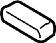 View JL3Z18501A05CD Headrest Cover (Rear) Full-Sized Product Image