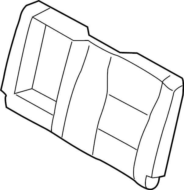View KL3Z1666601EJ Seat Back Cushion Cover (Rear) Full-Sized Product Image