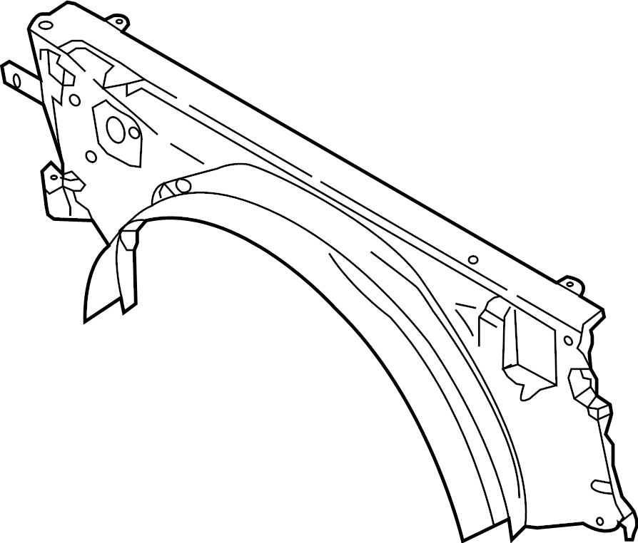 View LC3Z8146F Engine Cooling Fan Shroud (Upper) Full-Sized Product Image