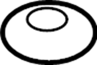 View BC3Z00815B Thermostat. Ring. Gasket. Engine. Coolant.  Full-Sized Product Image