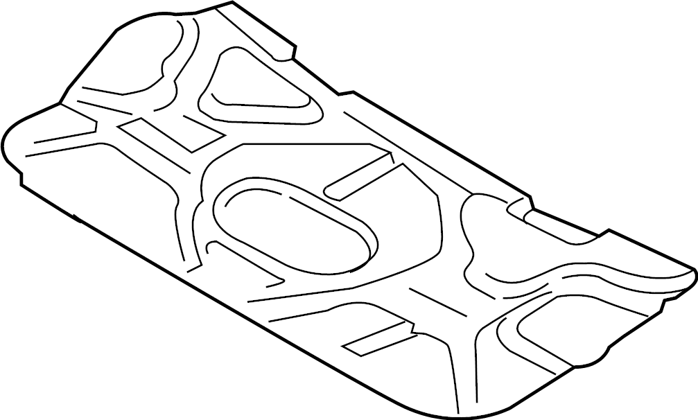 View HC3Z16738A Hood Insulation Pad Full-Sized Product Image