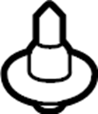 View W505145S437M Radio Antenna Base Screw Full-Sized Product Image