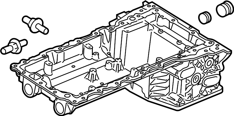 View DC3Z6675C Engine Oil Pan (Upper) Full-Sized Product Image