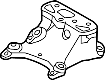 View HC3Z6N639A Turbocharger Bracket Full-Sized Product Image