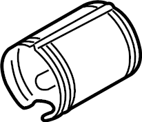 View HC3Z5E258A Shield. Heat. Exhaust. Converter. (Rear) Full-Sized Product Image