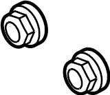 View 382802S440 Brake Master Cylinder Nut Full-Sized Product Image