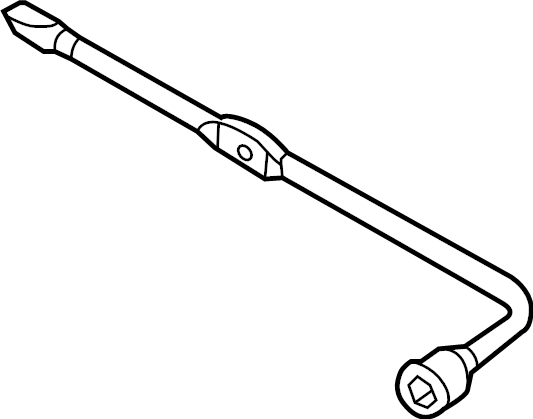 View 5C3Z17032BA Wheel Lug Wrench Full-Sized Product Image