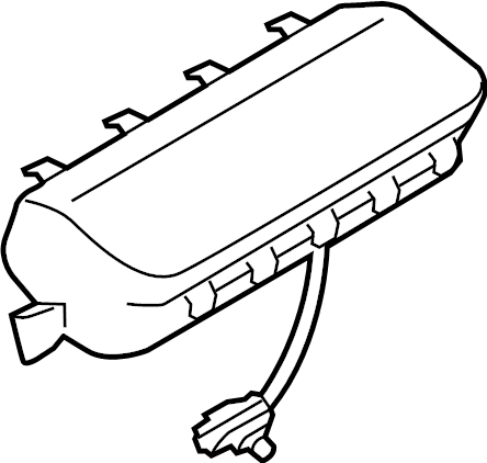 View HC3Z25044A74A Instrument Panel Air Bag Full-Sized Product Image