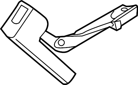 View FL3Z1660045GL Seat Belt Receptacle Full-Sized Product Image