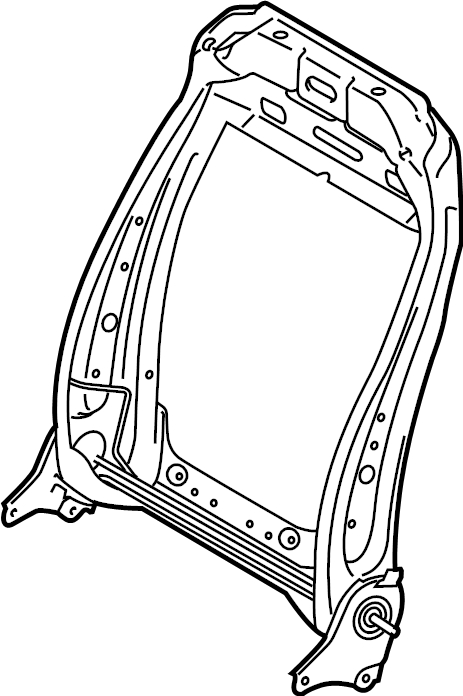 View NU5Z7861018G Seat Back Frame Full-Sized Product Image