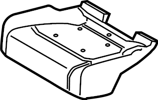 View FL3Z1663840C Seat. Cushion. Pad. (Rear) Full-Sized Product Image