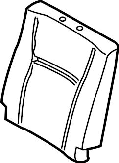 View FL3Z1666800C Seat Back Cushion (Rear, Upper) Full-Sized Product Image