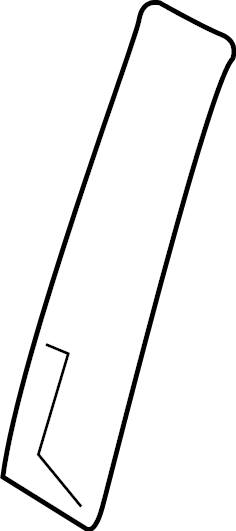 View FL3Z1520554BD Door Applique (Rear, Upper) Full-Sized Product Image